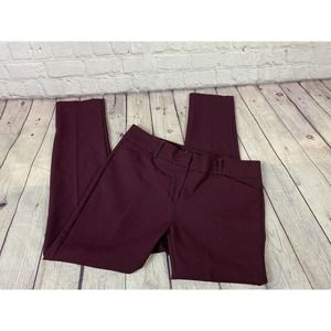 nyco 7th ave design studio tapered slacks eggplant 6